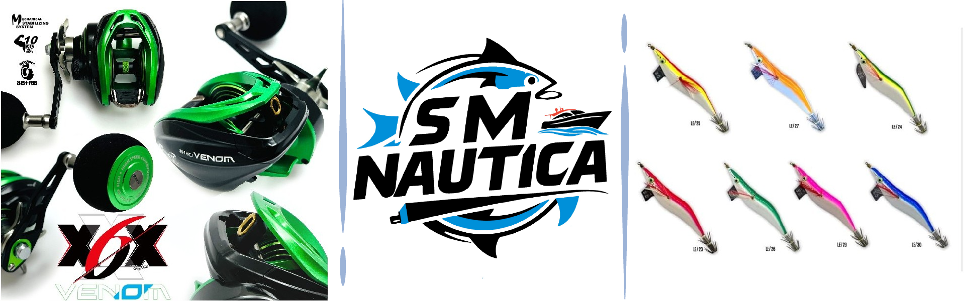 SM Nautica - Accessori per la nautica, esche artificiali, esca viva e tutto per la pesca a Siracusa.